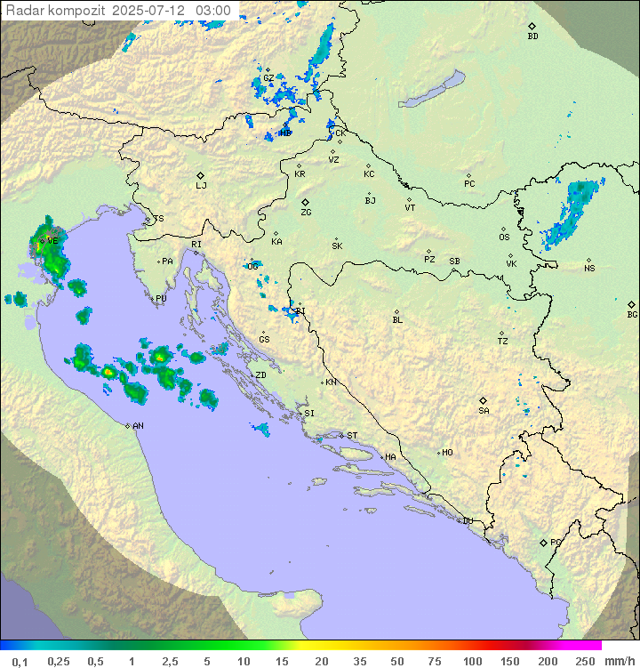 Padavine Hrvaška