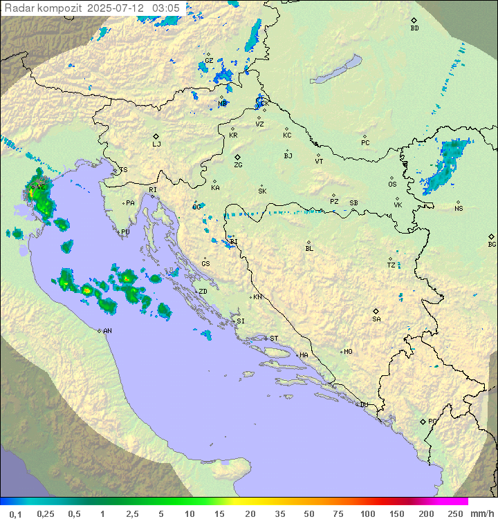 Padavine Hrvaška
