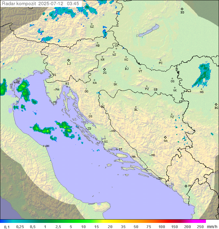 Padavine Hrvaška