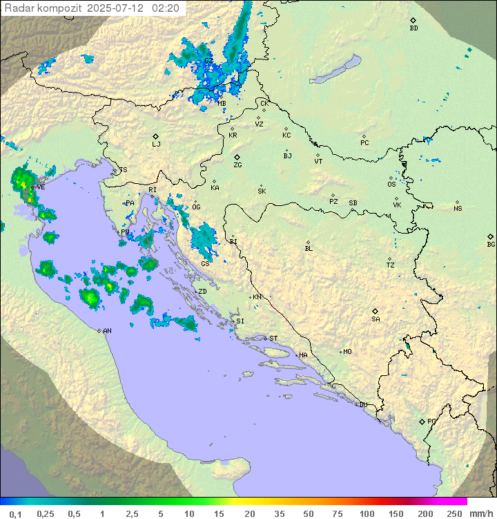 Padavine Hrvaška