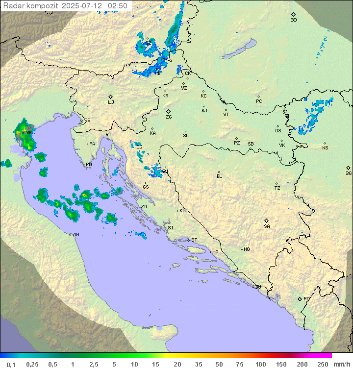 Padavine Hrvaška