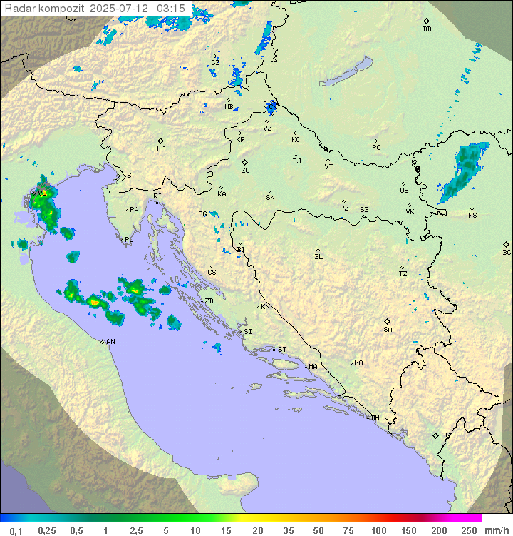 Padavine Hrvaška