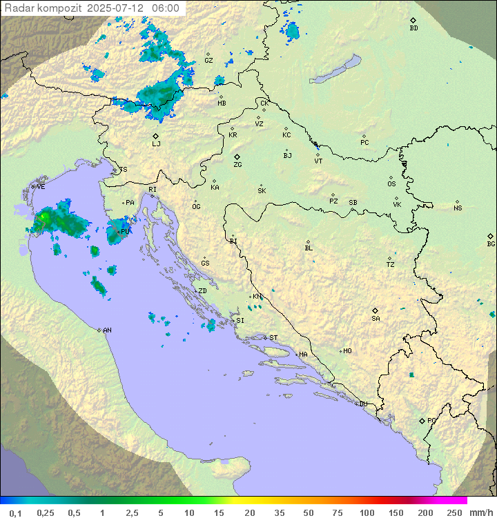 Padavine Hrvaška