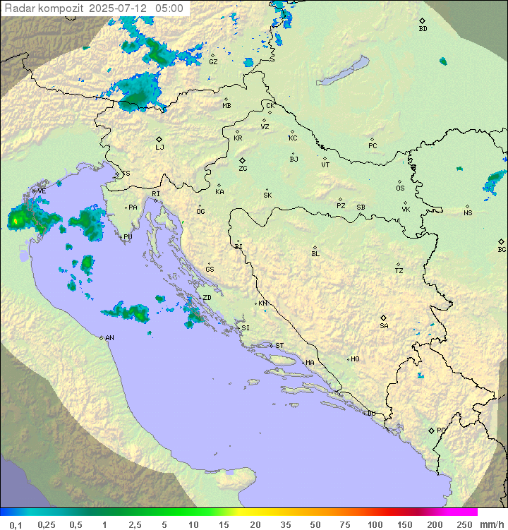 Padavine Hrvaška