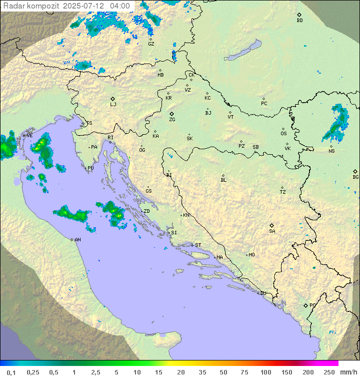 Padavine Hrvaška