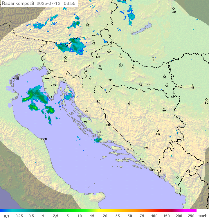 Padavine Hrvaška
