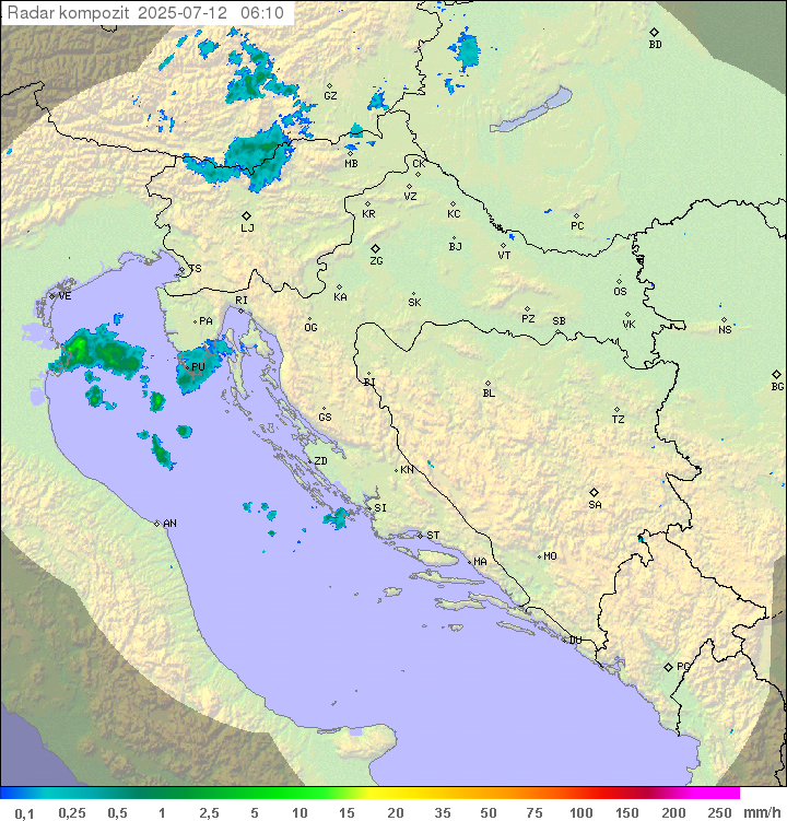 Padavine Hrvaška
