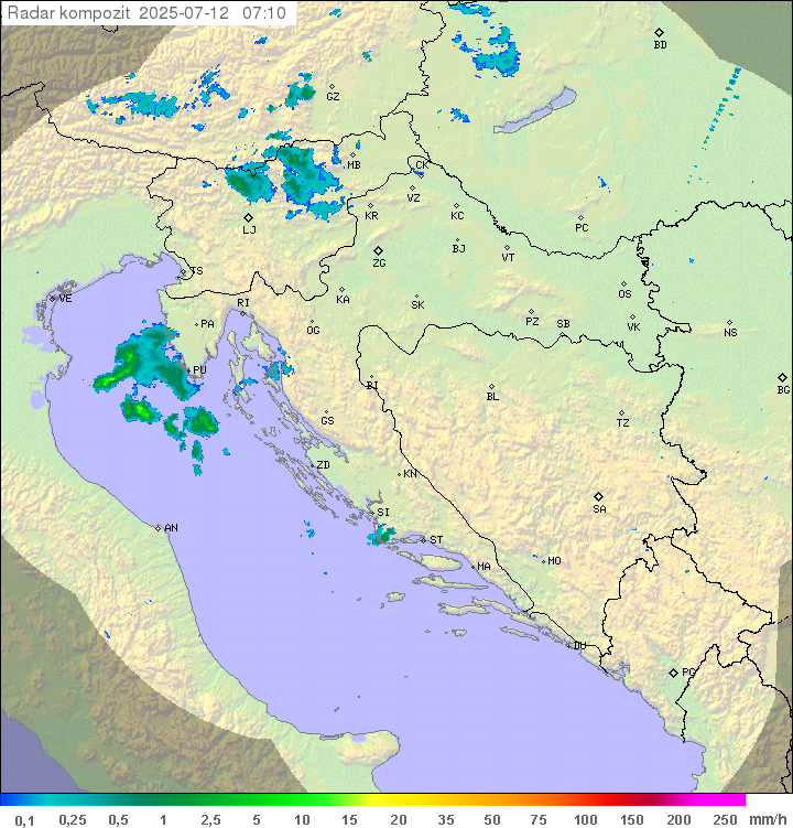 Padavine Hrvaška