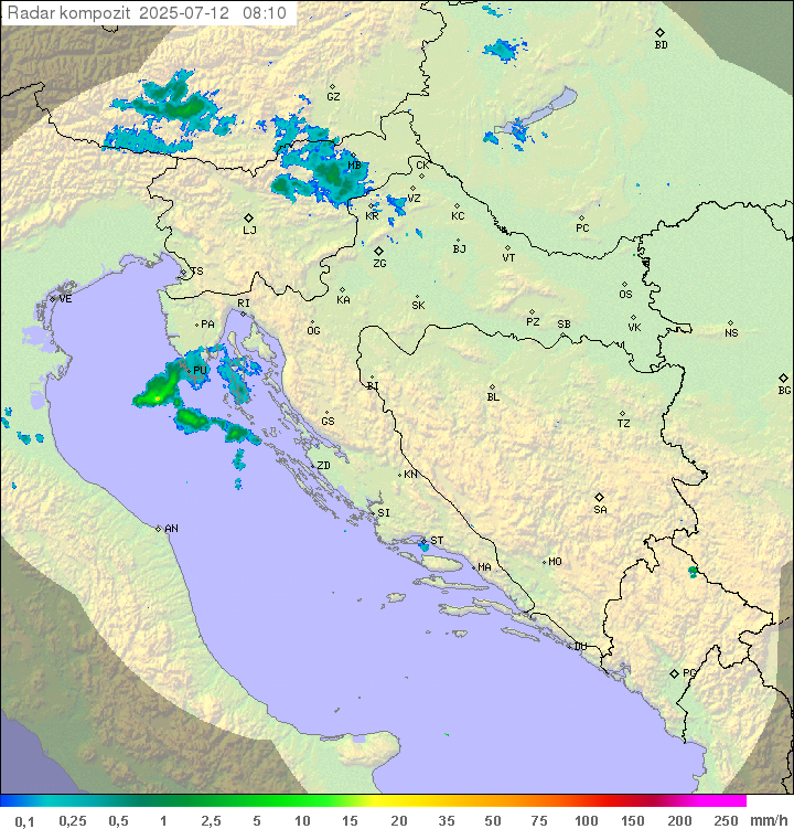 Padavine Hrvaška