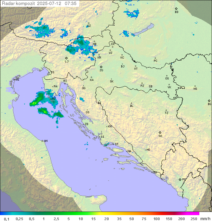 Padavine Hrvaška