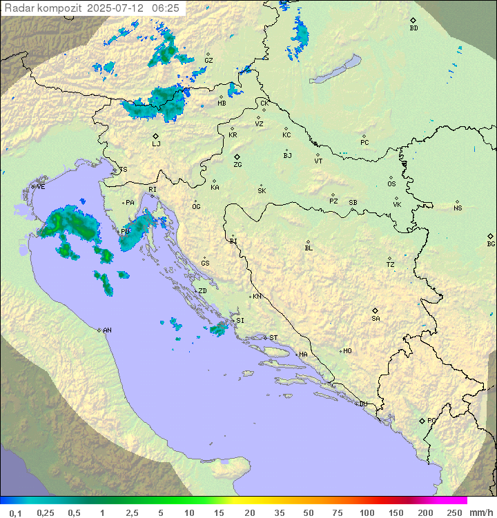 Padavine Hrvaška