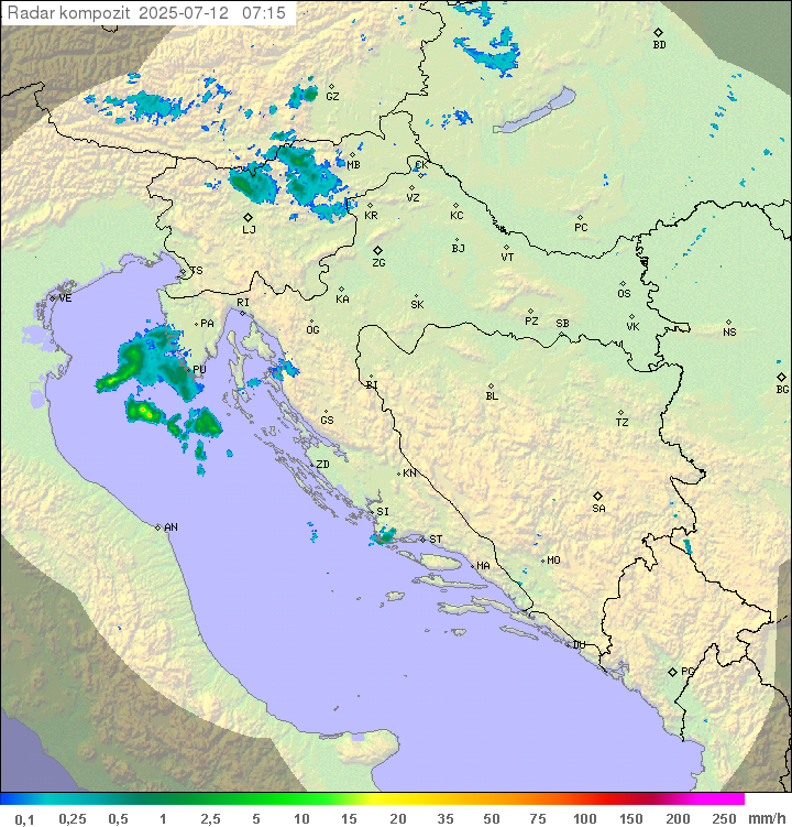 Padavine Hrvaška