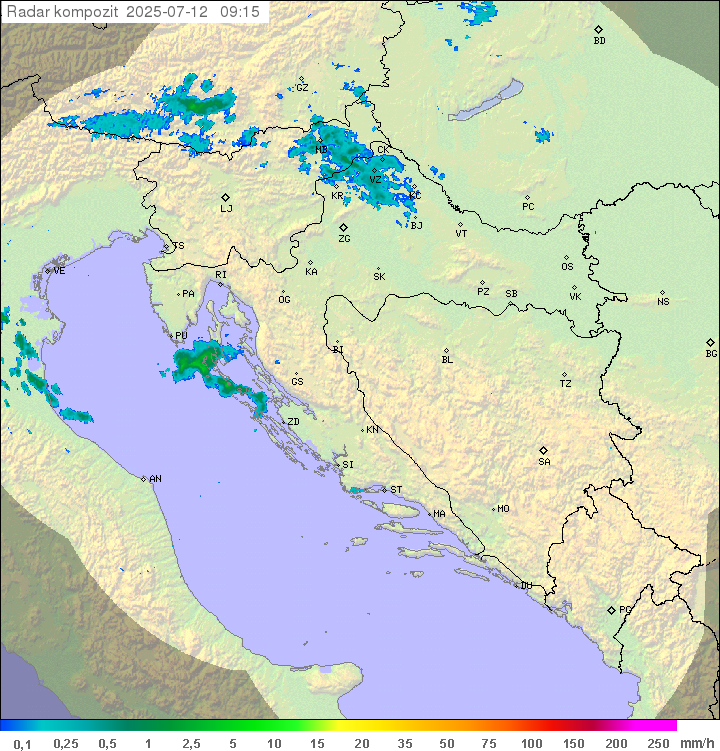 Padavine Hrvaška