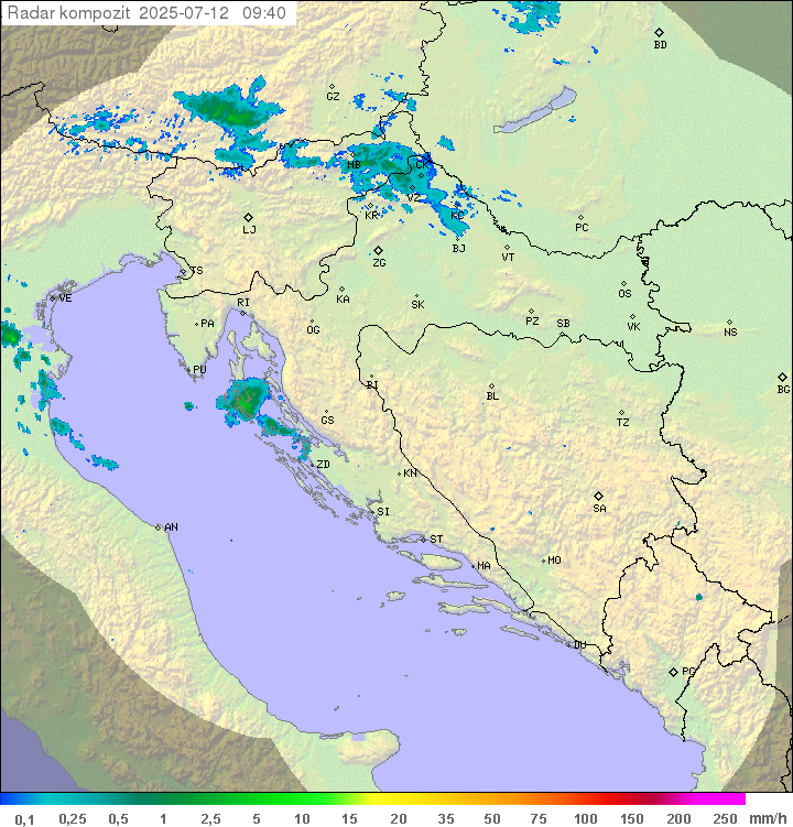 Padavine Hrvaška