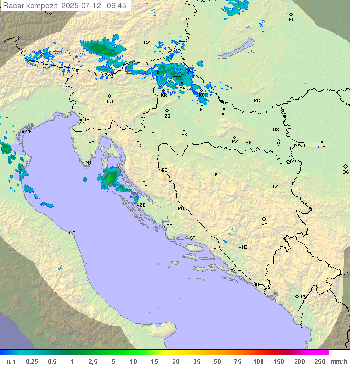 Padavine Hrvaška