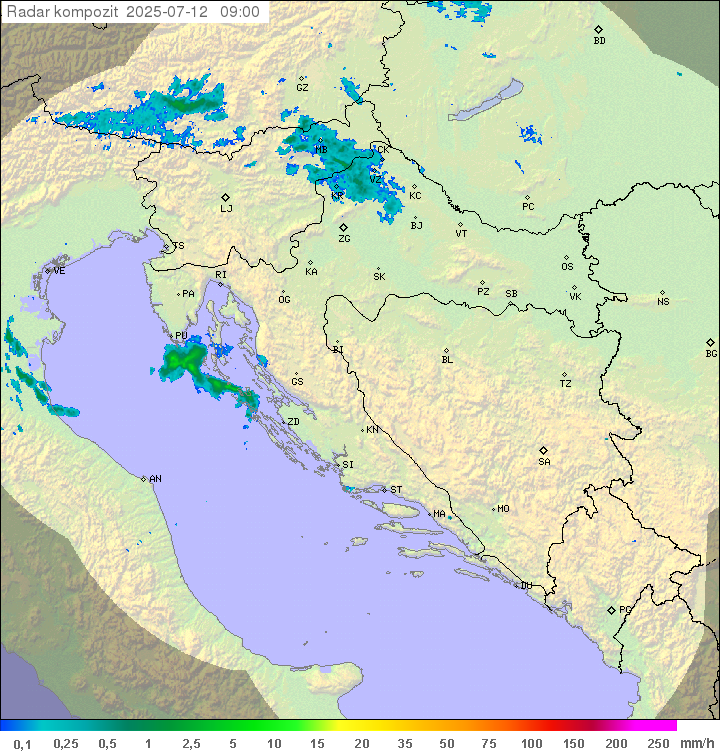 Padavine Hrvaška