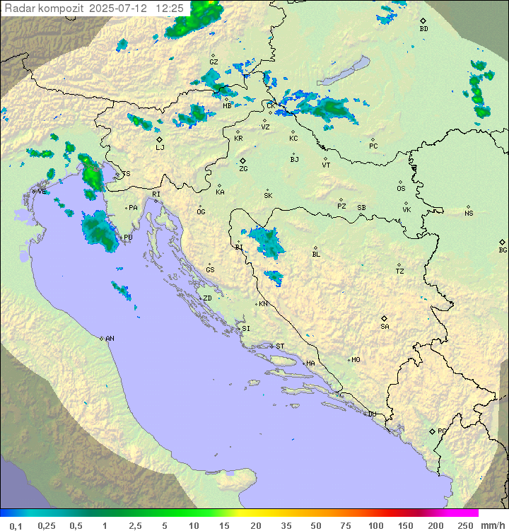 Padavine Hrvaška