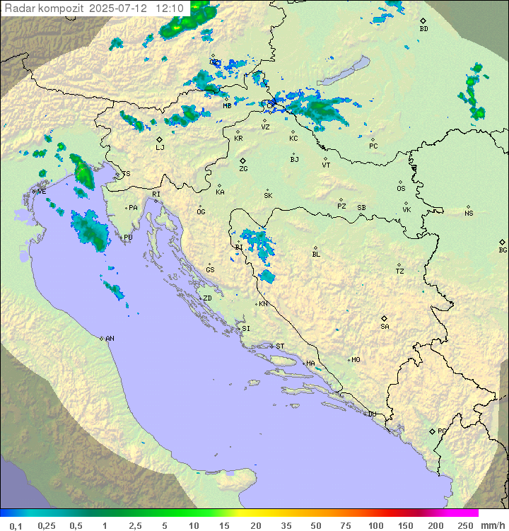 Padavine Hrvaška