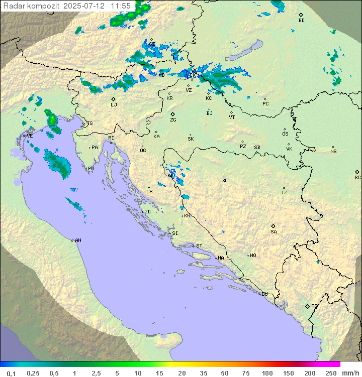 Padavine Hrvaška