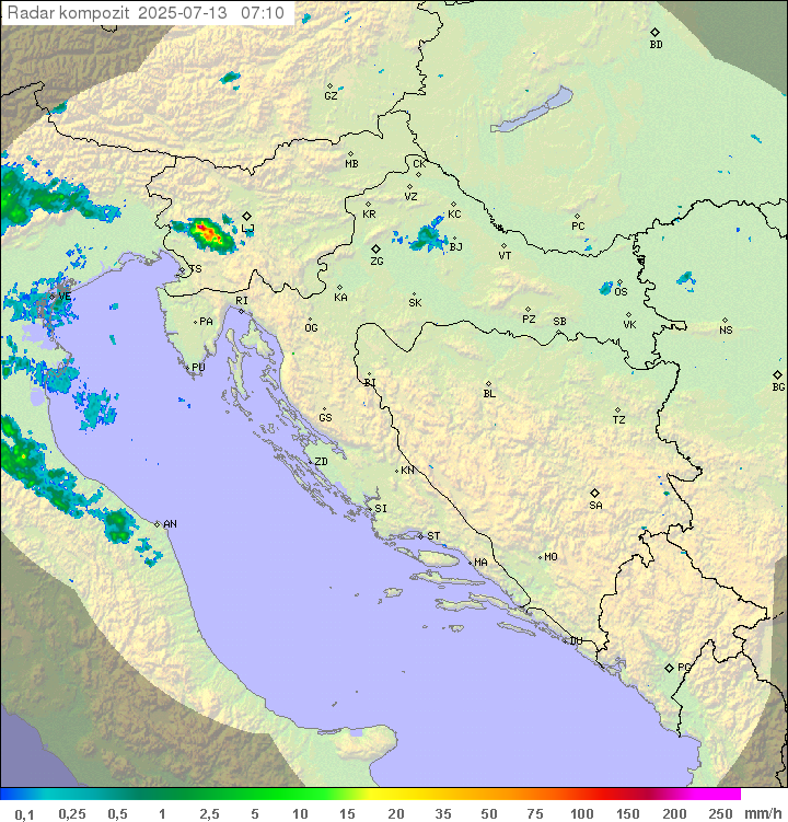 Padavine Hrvaška