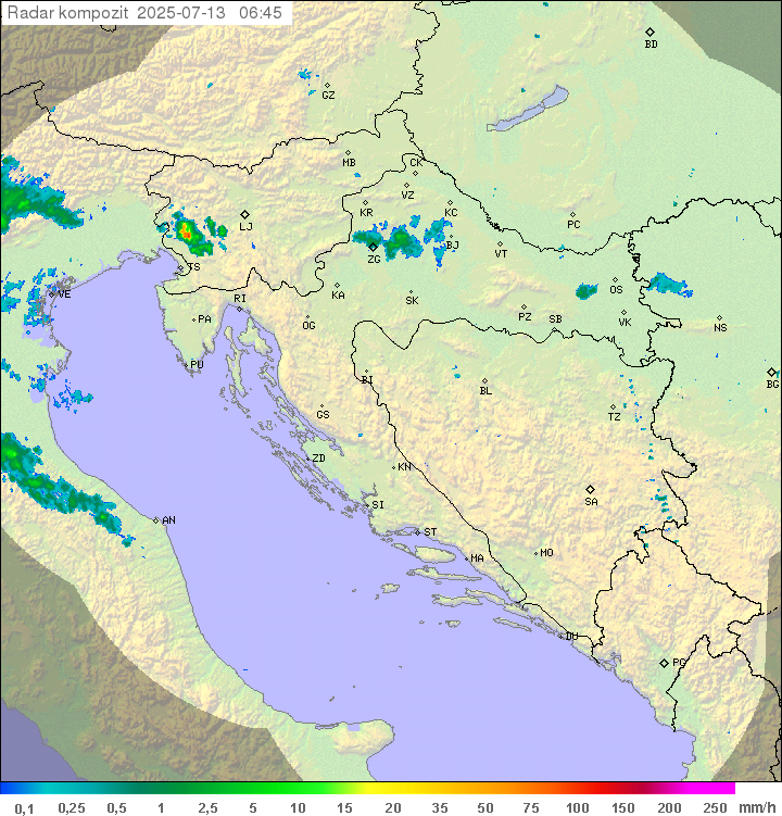 Padavine Hrvaška