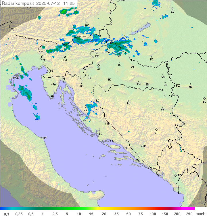 Padavine Hrvaška