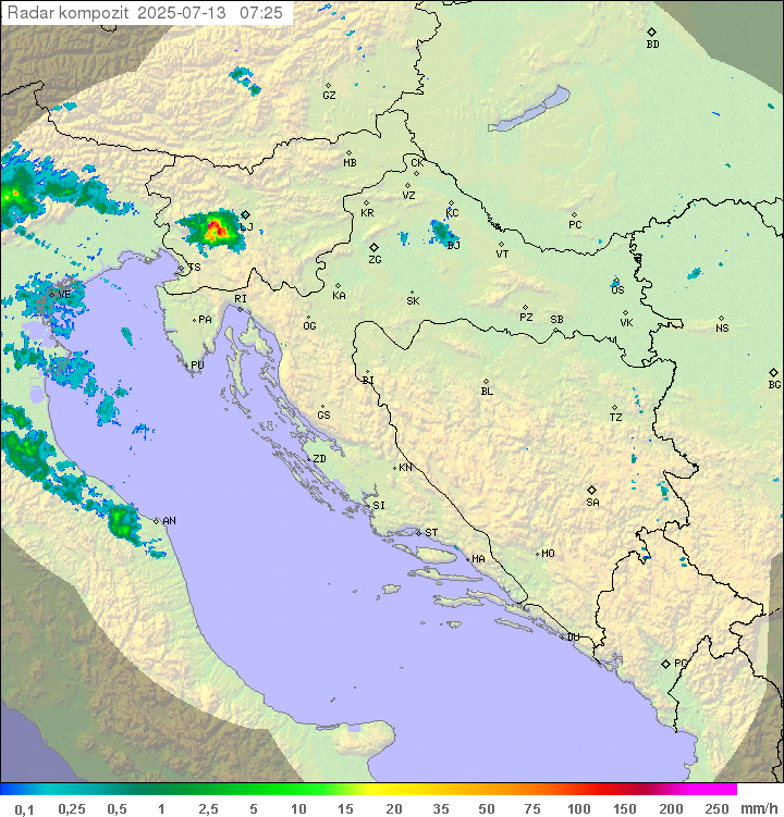 Padavine Hrvaška