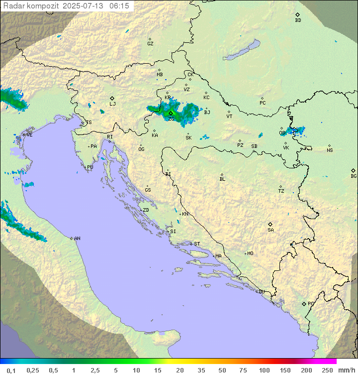 Padavine Hrvaška