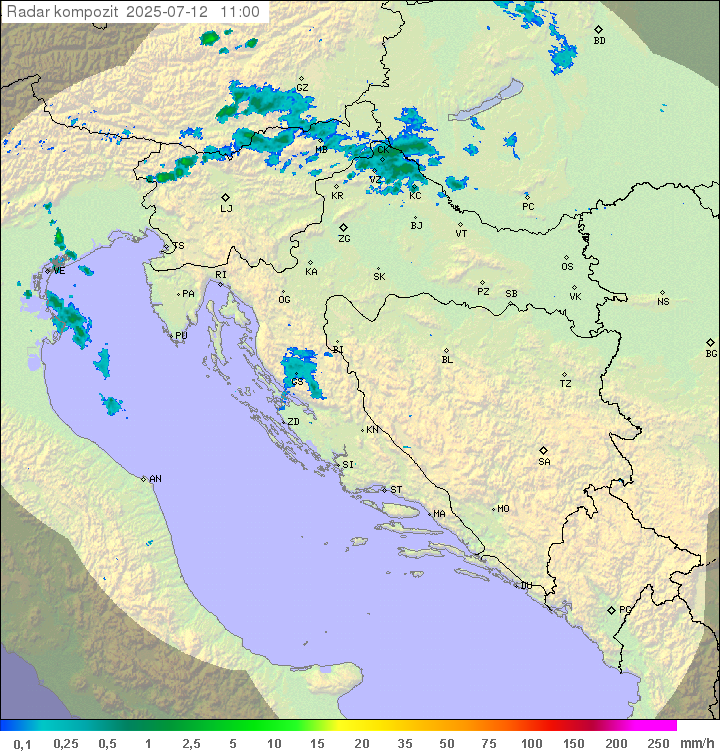 Padavine Hrvaška