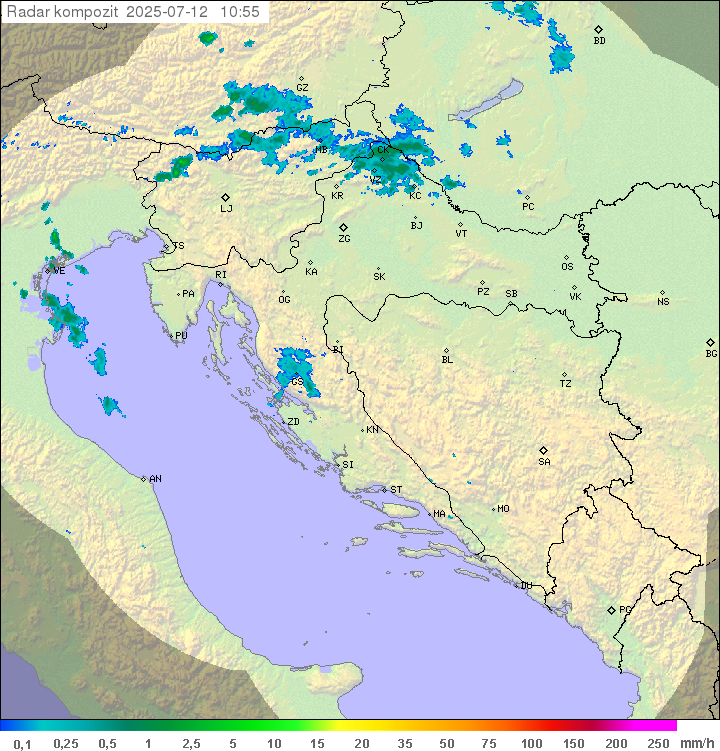 Padavine Hrvaška