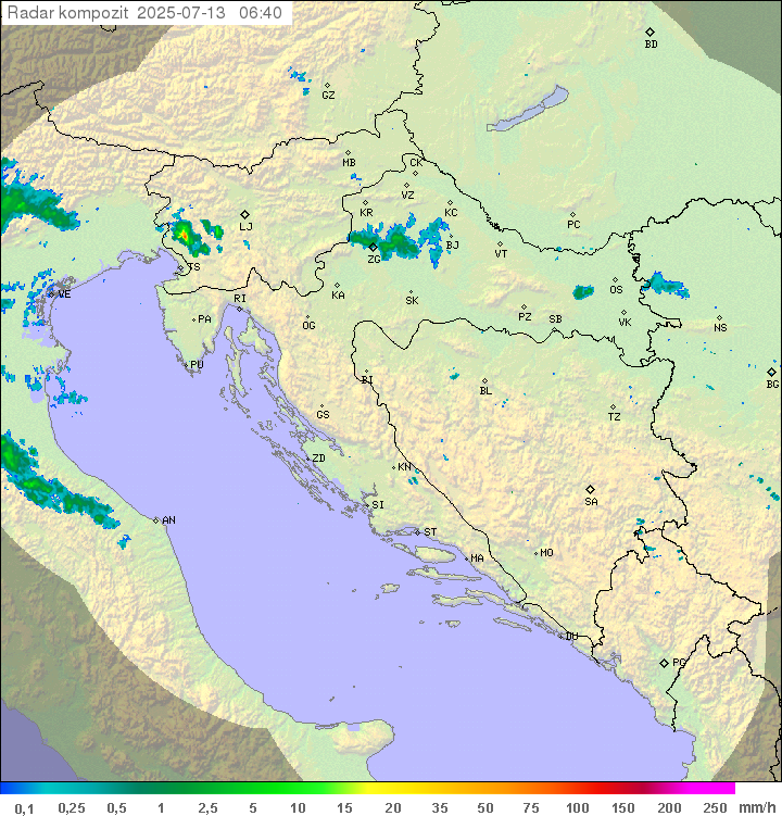 Padavine Hrvaška