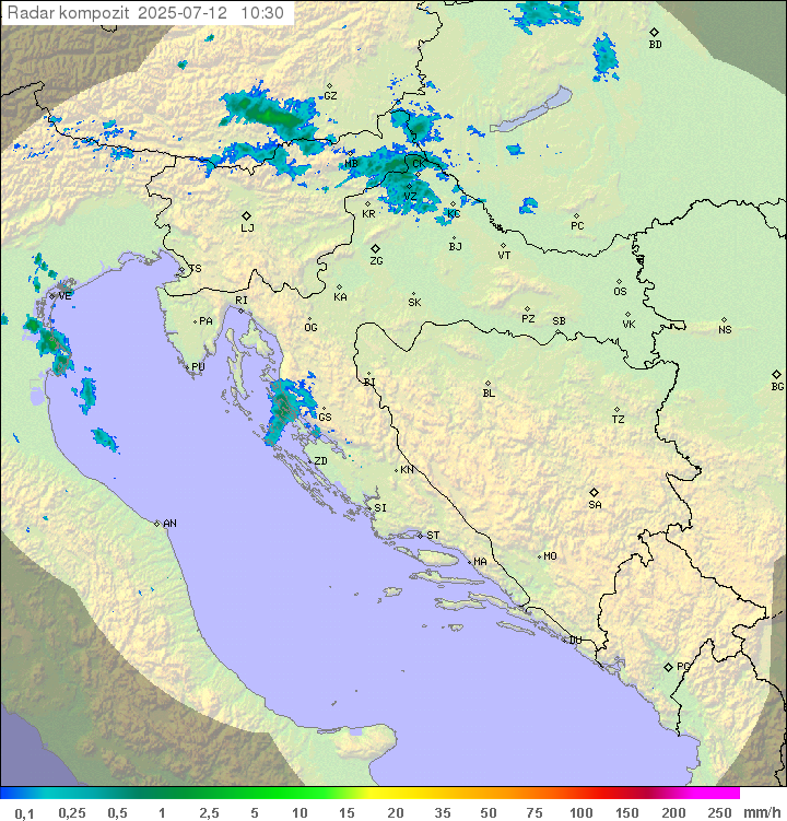 Padavine Hrvaška