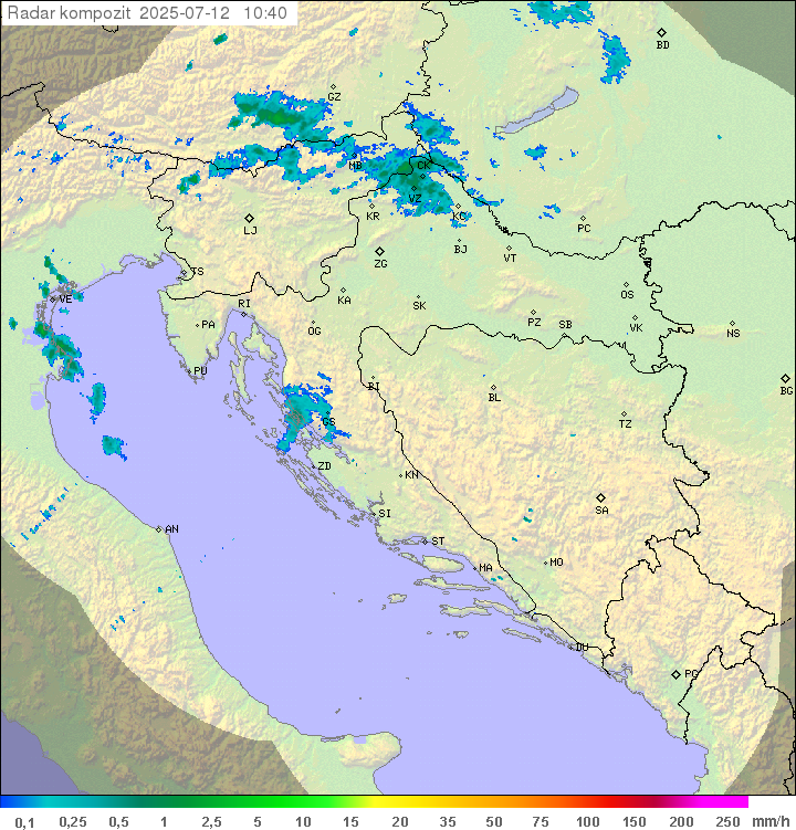 Padavine Hrvaška