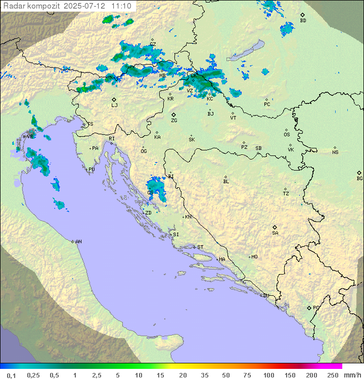 Padavine Hrvaška
