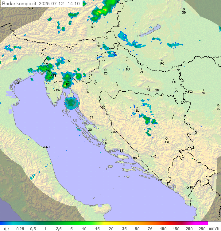 Padavine Hrvaška