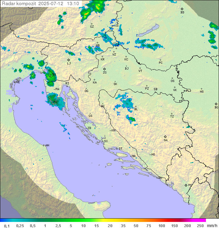 Padavine Hrvaška