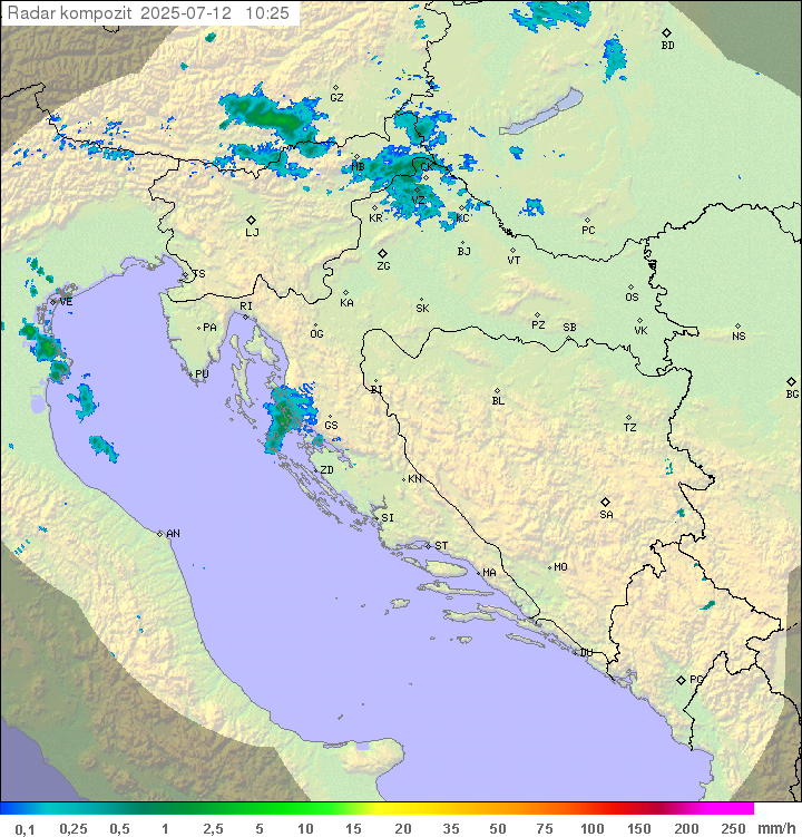 Padavine Hrvaška