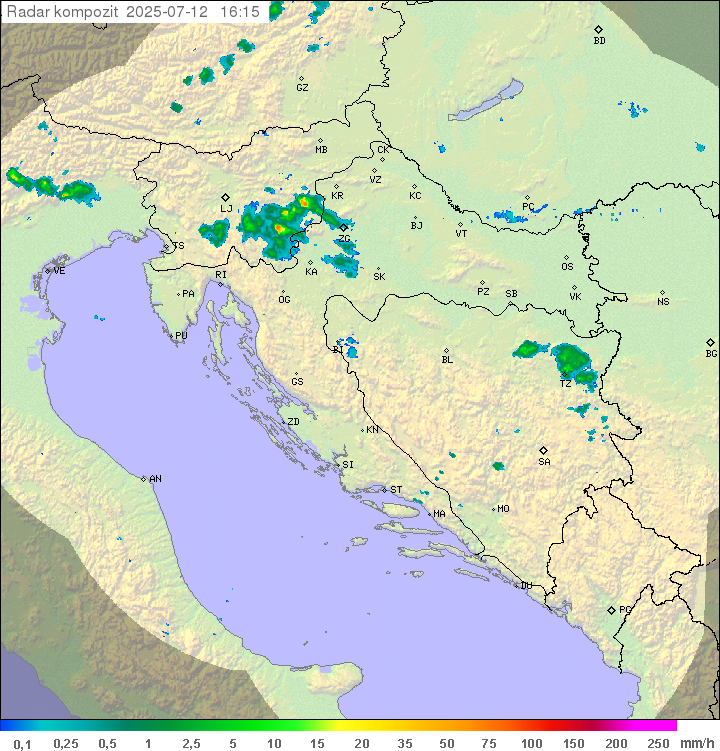 Padavine Hrvaška