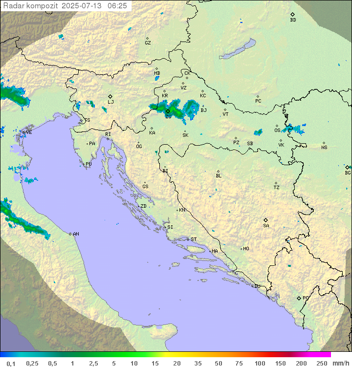 Padavine Hrvaška