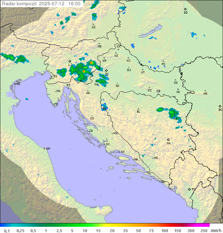 Padavine Hrvaška