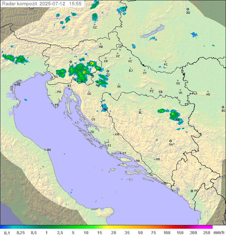 Padavine Hrvaška