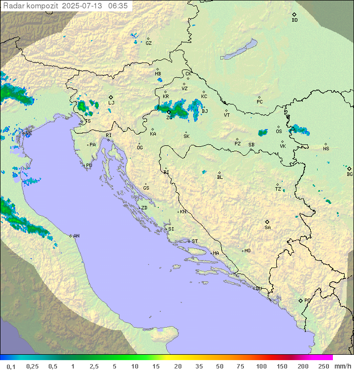 Padavine Hrvaška