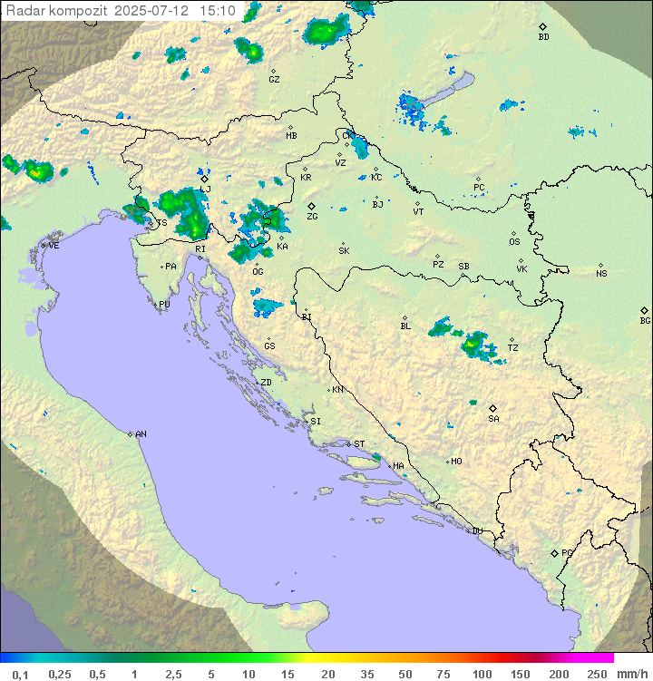 Padavine Hrvaška