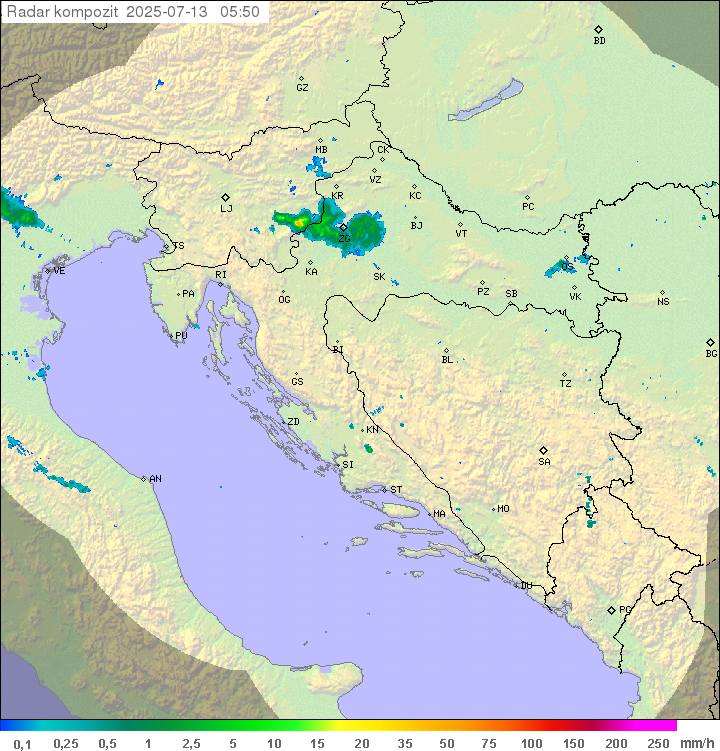 Padavine Hrvaška