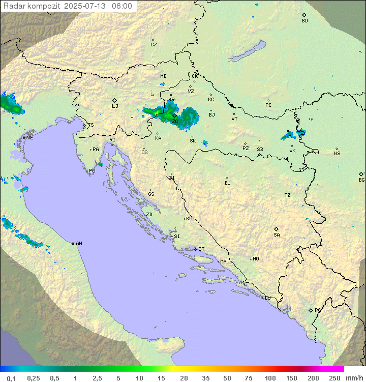 Padavine Hrvaška