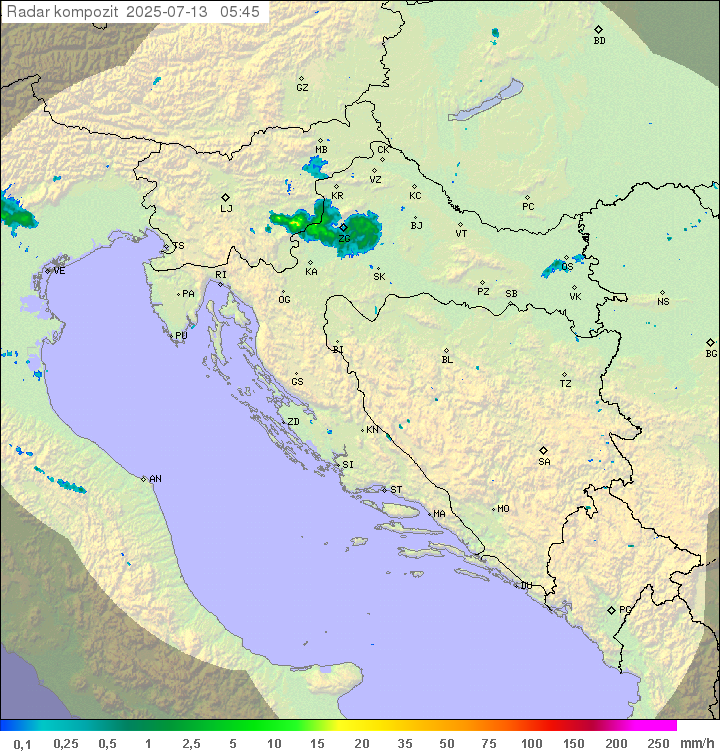 Padavine Hrvaška