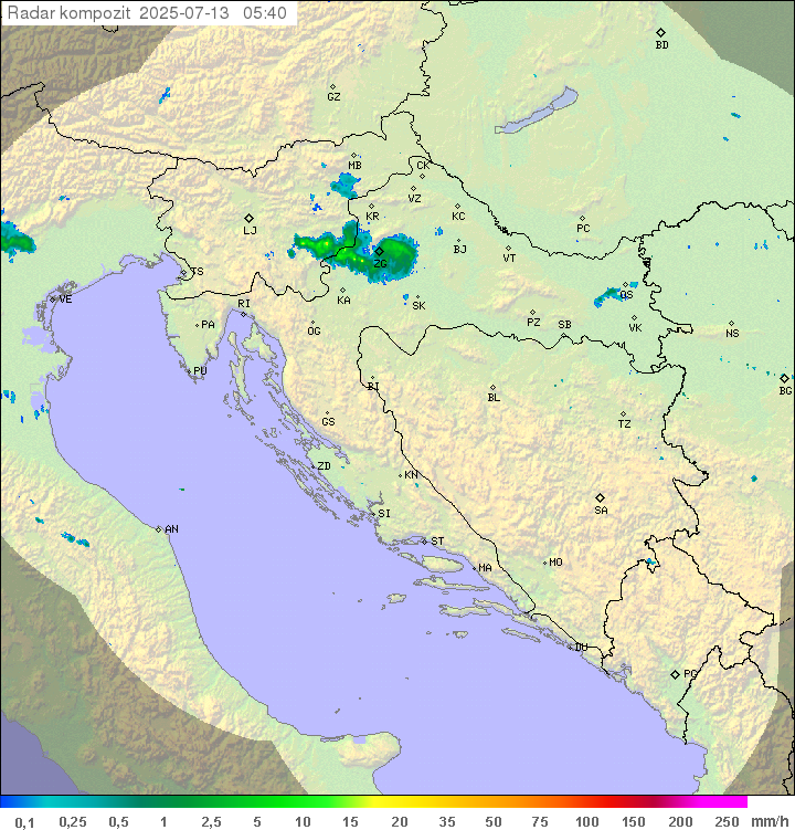 Padavine Hrvaška