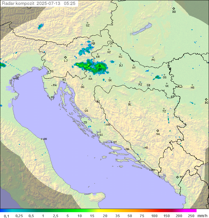 Padavine Hrvaška