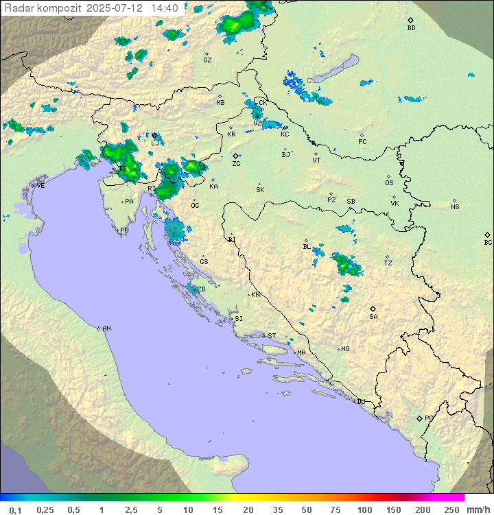 Padavine Hrvaška