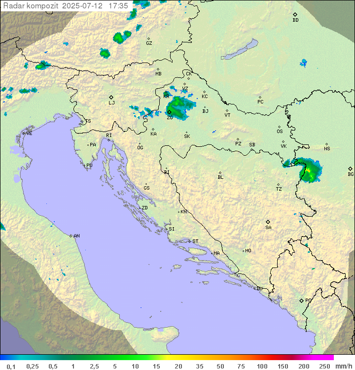 Padavine Hrvaška